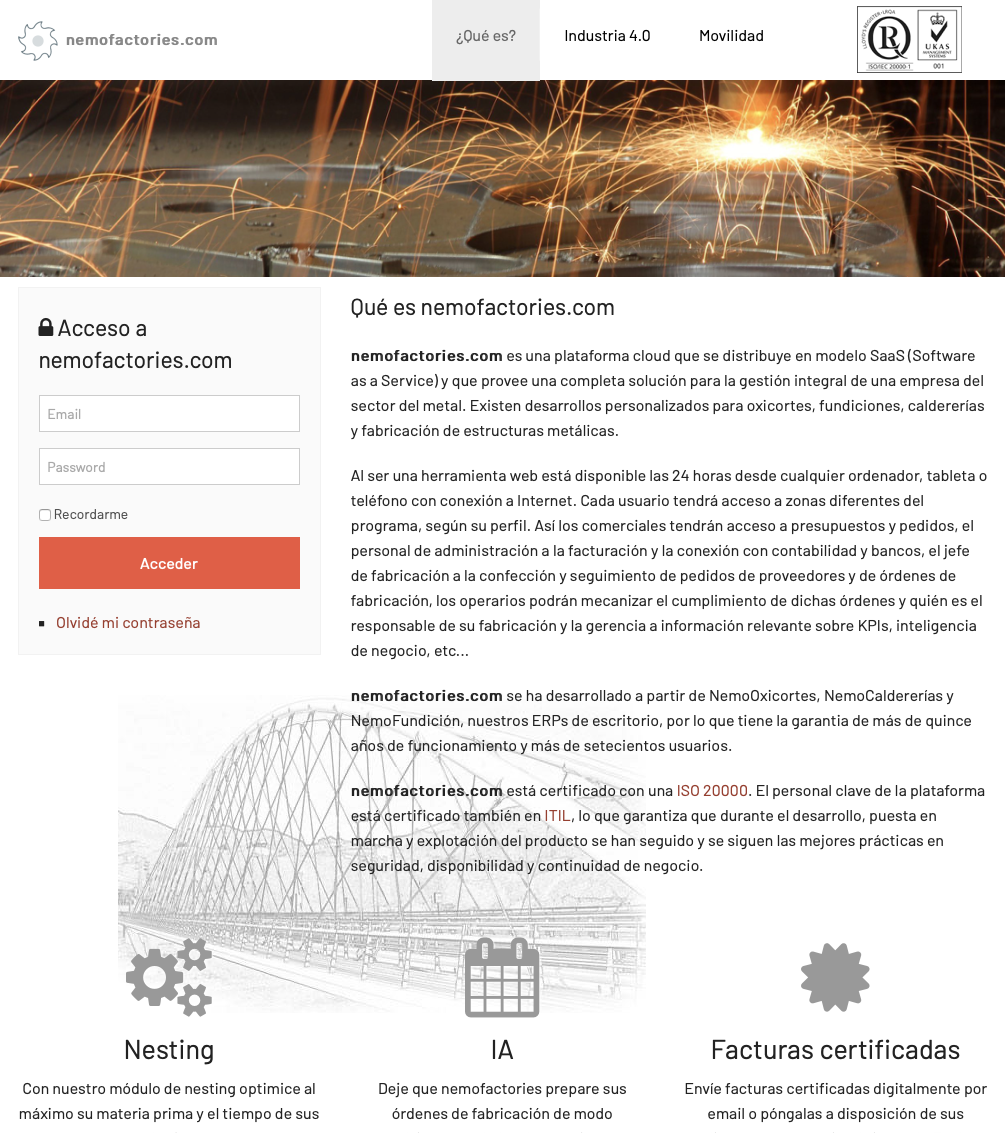 nemofactories home page