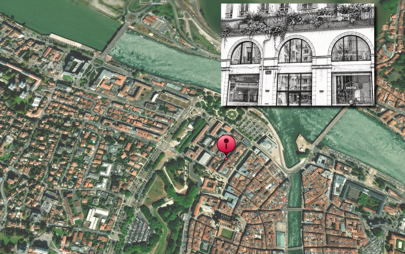 Mapa de localización de NemoSoft Bayonne